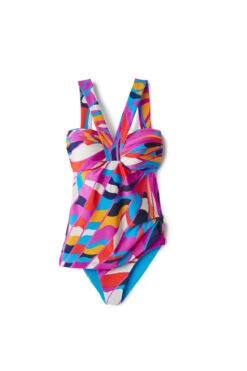 Rio Convertible Tankini Top -Farm Rio Swimwear Shop 105529 MULTI 168417