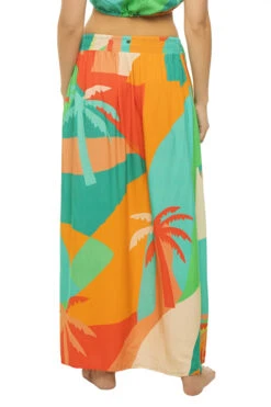 Hali Maxi Skirt -Farm Rio Swimwear Shop 27150228 Apparel Bottom Multi Back