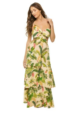 Farm Rio Sand Fruit Forest Maxi Dress