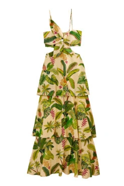 Farm Rio Sand Fruit Forest Maxi Dress -Farm Rio Swimwear Shop 309506 Apparel Dress Multi Laydown