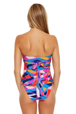Rio Convertible Tankini Top -Farm Rio Swimwear Shop 3303525 Tankini Top Multi Back3