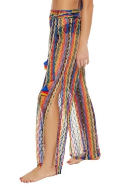 Iseree Crochet Pants -Farm Rio Swimwear Shop 3355025 Apparel Bottom Multi Side