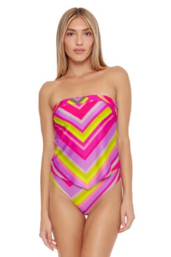Handkerchief Bandeau Tankini Top