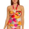 Sunny Bloom Convertible Tankini Top -Farm Rio Swimwear Shop 3643535 Tankini Top Multi Front1