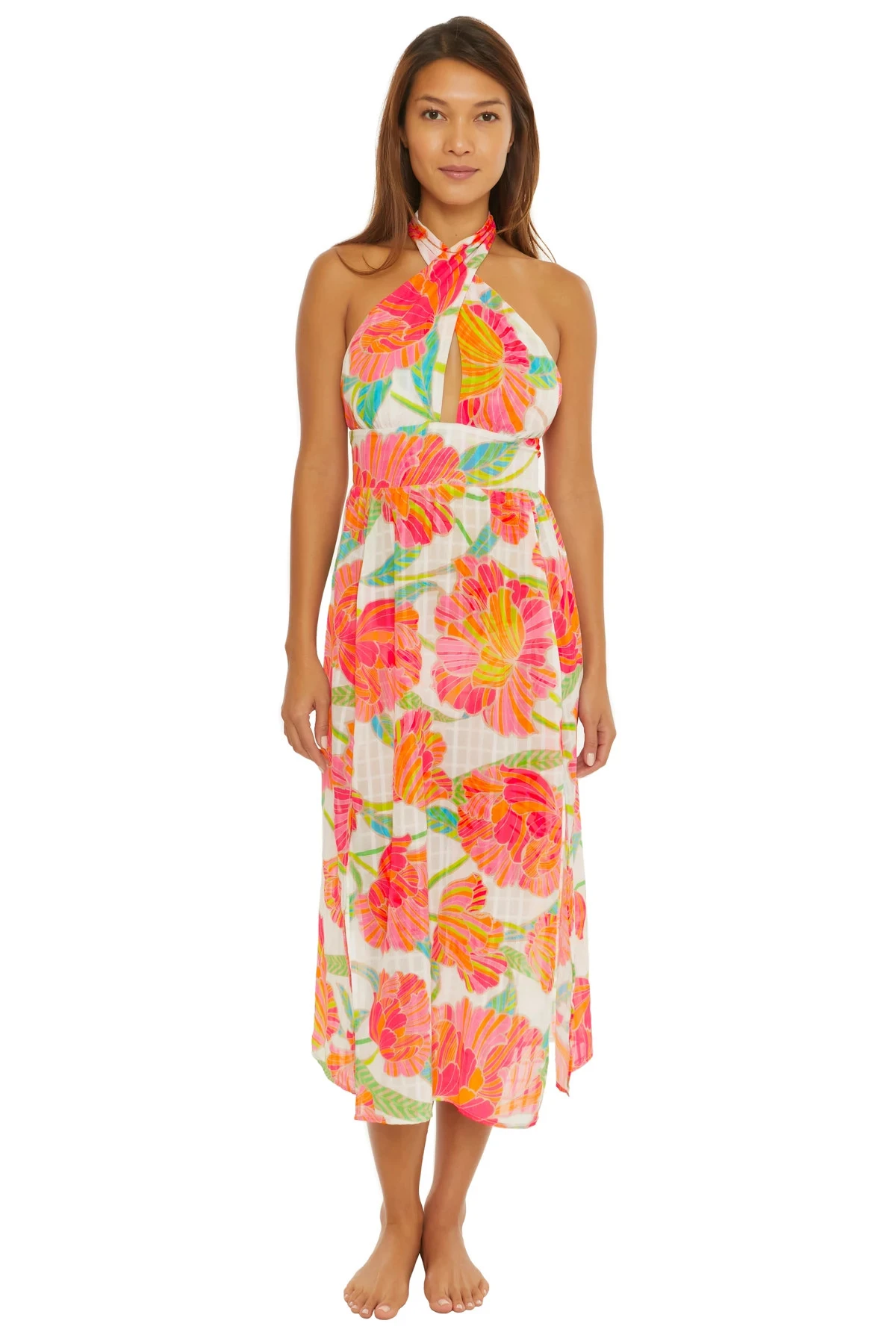 Poppy High Neck Midi Dress 3 Poppy High Neck Midi Dress