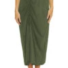 Breezy Basics Midi Skirt -Farm Rio Swimwear Shop 3771371 Apparel Bottom Cactus Front1