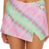 Cross Over Mini Skirt -Farm Rio Swimwear Shop 4197034 Apparel Bottom Multi Front1