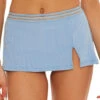 Mini Skirted Hipster Bikini Bottom -Farm Rio Swimwear Shop 4617024 Apparel Bottom Chambray Front