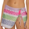 Mini Pareo Skirt -Farm Rio Swimwear Shop 5070271 Apparel Bottom Multi Front
