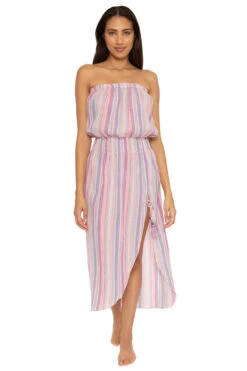 Strapless Midi-Dress