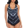 Vera Cruz Taylor Tankini Top -Farm Rio Swimwear Shop 6018052 Tankini Top Black Multi Front