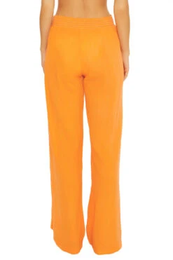 Gauzy Wide Leg Pant -Farm Rio Swimwear Shop 6050371 Apparel Bottom Orange Burst Back2