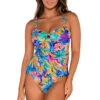 Maeve Underwire Tankini Top (E-H Cup) 2 Maeve Underwire Tankini Top (E-H Cup) -Farm Rio Swimwear Shop 714TEFGALEGR Tankini Top Alegria Front