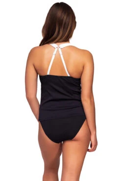 Elsie Tankini Top (E-H Cup) -Farm Rio Swimwear Shop 738TEFGROLDI Tankini Top Roll The Dice Back2