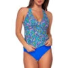 Elsie Tankini Top (D+ Cup) -Farm Rio Swimwear Shop 738TPERSK Tankini Top Persian Sky Front