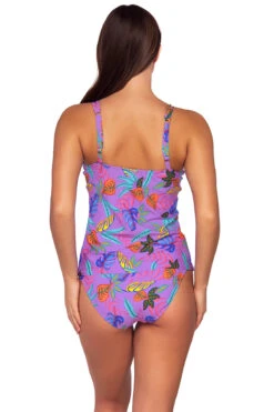 Taylor Tankini Top (D+ Cup) 5 Taylor Tankini Top (D+ Cup) -Farm Rio Swimwear Shop 75TISLAB Tankini Top Isla Bonita Back