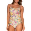 Taylor Underwire Tankini Top (D+ Cup) 1 Taylor Underwire Tankini Top (D+ Cup) -Farm Rio Swimwear Shop 75TPHOEN Tankini Top Phoenix Front