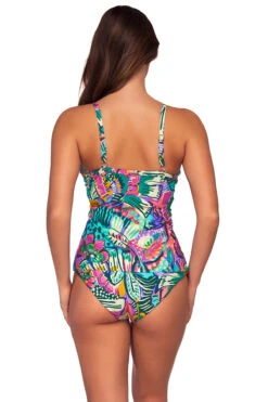 Forever Tankini Top (D+ Cup) 5 Forever Tankini Top (D+ Cup) -Farm Rio Swimwear Shop 77TLUSGA Tankini Top Lush Garden Back