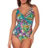 Forever Tankini Top (D+ Cup) -Farm Rio Swimwear Shop 77TLUSGA Tankini Top Lush Garden Front