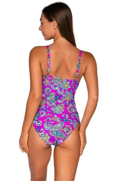 Forever Underwire Tankini Top (D+ Cup) -Farm Rio Swimwear Shop 77TMARRA Tankini Top Marrakesh Back