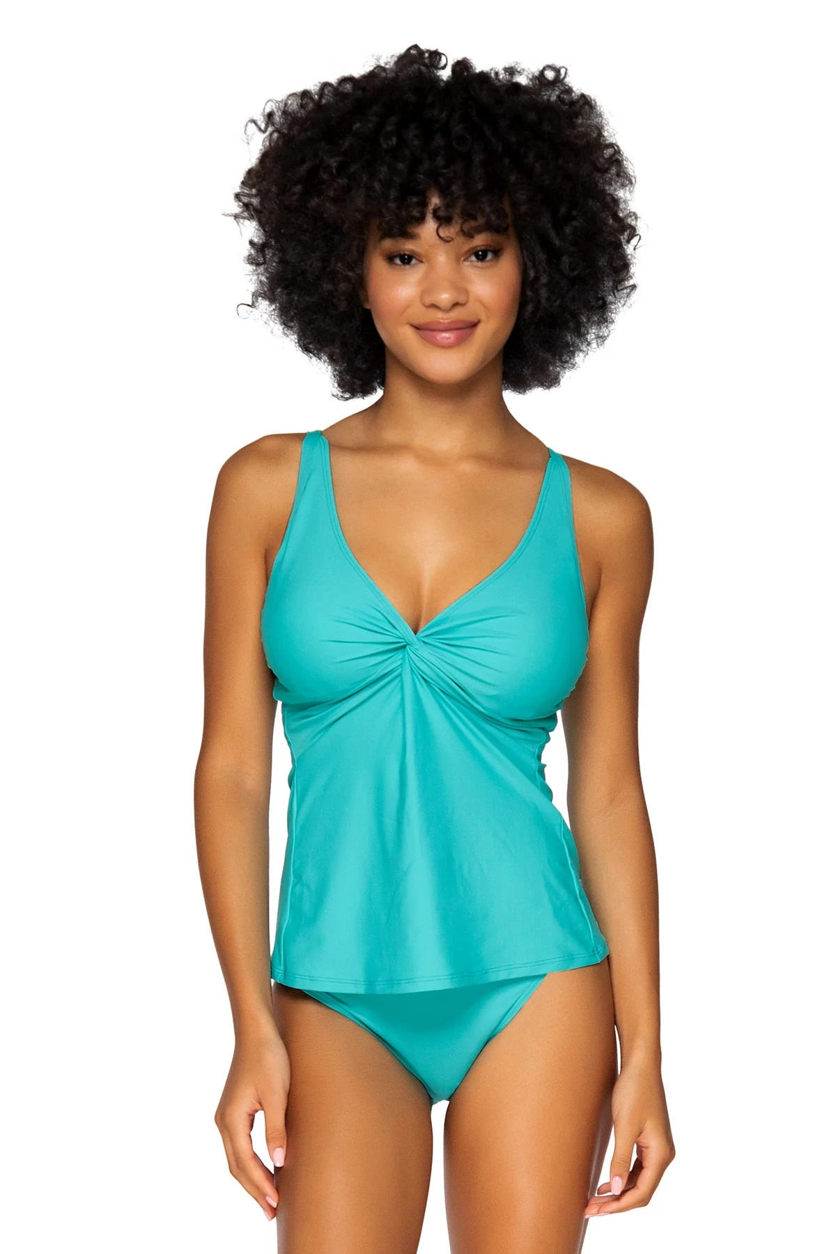 Forever Over The Shoulder Tankini Top (D+ Cup) 3 Forever Over The Shoulder Tankini Top (D+ Cup)
