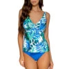 Forever Underwire Bra Tankini Top (D+ Cup) -Farm Rio Swimwear Shop 77TSEASC Tankini Top Seascape Front
