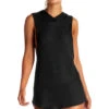 Drifter Sleeveless Eco Black Hoodie -Farm Rio Swimwear Shop 7ATNDBB Apparel Top Eco Black Front