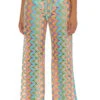 Modwave Crochet Pants -Farm Rio Swimwear Shop 9150371 Apparel Bottom Multi Front