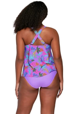 Sadie Tankini Top 7 Sadie Tankini Top -Farm Rio Swimwear Shop 964TISLAB Tankini Top Isla Bonita Back1