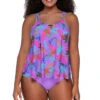 Sadie Tankini Top -Farm Rio Swimwear Shop 964TISLAB Tankini Top Isla Bonita Front