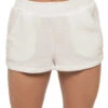 Gauze Shorts -Farm Rio Swimwear Shop B11275 Apparel Bottom White Front