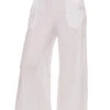 Wendy Wide Leg Pants -Farm Rio Swimwear Shop CPS WHITE WH Bottoms Front 96711