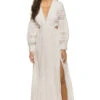LoveShackFancy Aneesha Maxi Dress -Farm Rio Swimwear Shop D1344 1347 Apparel Dress True White Front