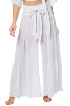 ELAN Wide Leg Bow Tie Pants