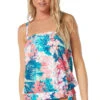 Darcy Bandeau Tankini -Farm Rio Swimwear Shop H42778 Tankini Top Multi Front