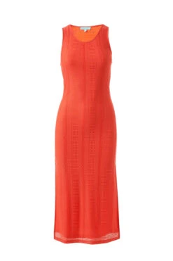 Melissa Odabash Hailey Midi Dress -Farm Rio Swimwear Shop HAILEY HS Apparel Dress Apricot Laydown