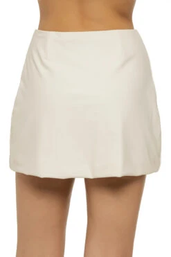 Hero Mini Skirt -Farm Rio Swimwear Shop HERO SKIRT Apparel Bottom Off White Crystal Back