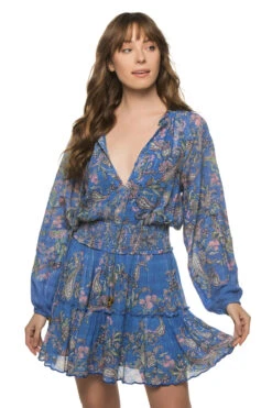 Puff Sleeve Mini Dress