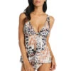 Cascade Tankini Top -Farm Rio Swimwear Shop LXNA23402 Tankini Top Brown Multi Front