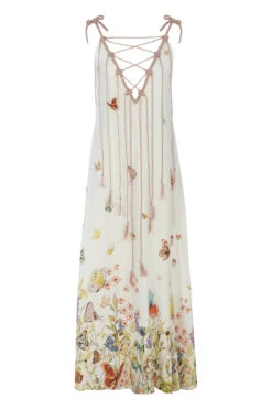 Monarch Maxi Dress -Farm Rio Swimwear Shop MONARCH MAXI DRESS Apparel Dress Snow White Laydown