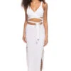 Myka Wrap Top -Farm Rio Swimwear Shop MYKA TOP Apparel Top Off White Front