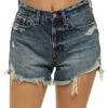 Nova Distressed Denim Shorts -Farm Rio Swimwear Shop P00024451RL Apparel Bottom Corvette Distressed Front