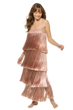 Angelica Fringe Maxi Dress