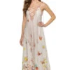 Monarch Maxi Dress -Farm Rio Swimwear Shop R23FD15 Apparel Dress Snow White Front