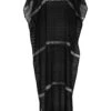 Tikuri Classic Caftan -Farm Rio Swimwear Shop S1939 Apparel Dress Black Laydown