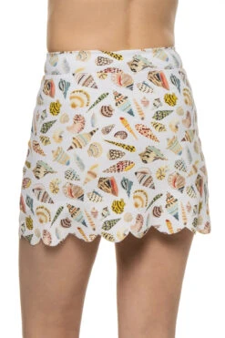 Marysia Morton Swim Skirt -Farm Rio Swimwear Shop SC192 Apparel Bottom Coconut Shell Back