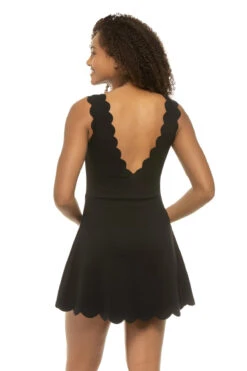 Marysia Venus Mini Dress -Farm Rio Swimwear Shop SP002 Apparel Dress Black Back