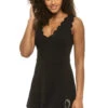 Marysia Venus Mini Dress -Farm Rio Swimwear Shop SP002 Apparel Dress Black Front