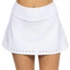 Susie Sport Mini Skirt -Farm Rio Swimwear Shop SUSIE SKIRT Apparel Bottom White Front