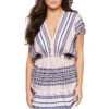 Habiba Mini Dress 1 Habiba Mini Dress -Farm Rio Swimwear Shop SW2220C1 Apparel Dress Natural Front
